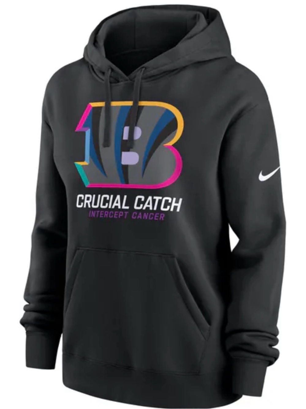 Nike Women’s Bengals Crucial Catch Hoodie.  Size S